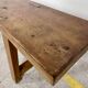 Solid elm bench, 190 cm long, from the 1950s.