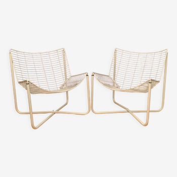 Pair of Järpen armchairs by Niels Gammelgaard, Ikea, 1980s