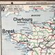 Old school map Vidal-Lablache 10, T26, 1930 - Military divisions