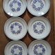 6 assiettes plates Badonviller Bagatelle