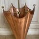 Vintage copper and brass umbrella stand