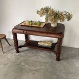 Mahogany console desk 1900