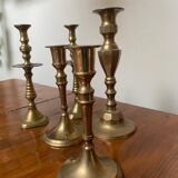 Brass candle holders