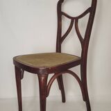 Chaises Art Nouveau en bois courbé (*2)