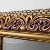 Baroque Revival Firenze Mirror in Carved Wood, Italy ca. 1960