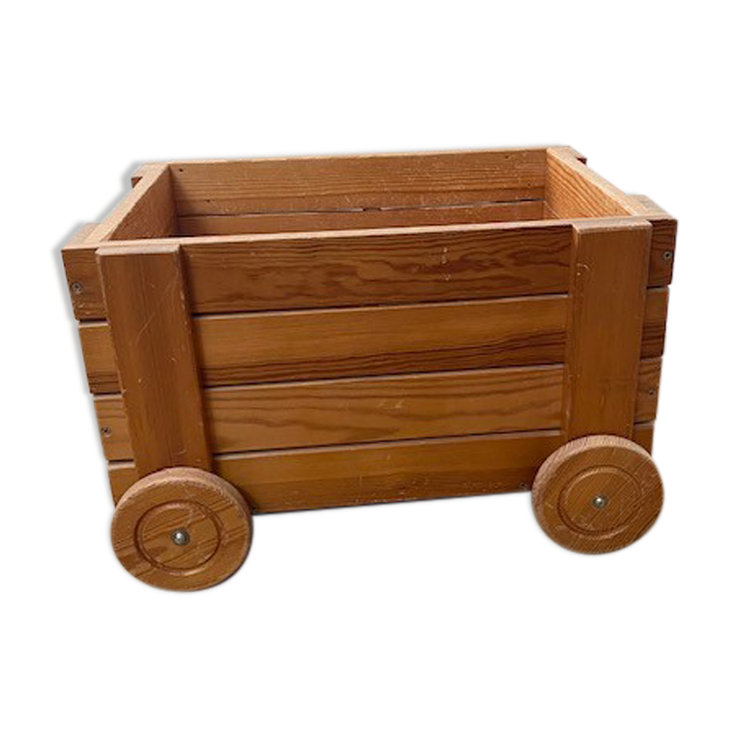 Wooden tier trolley