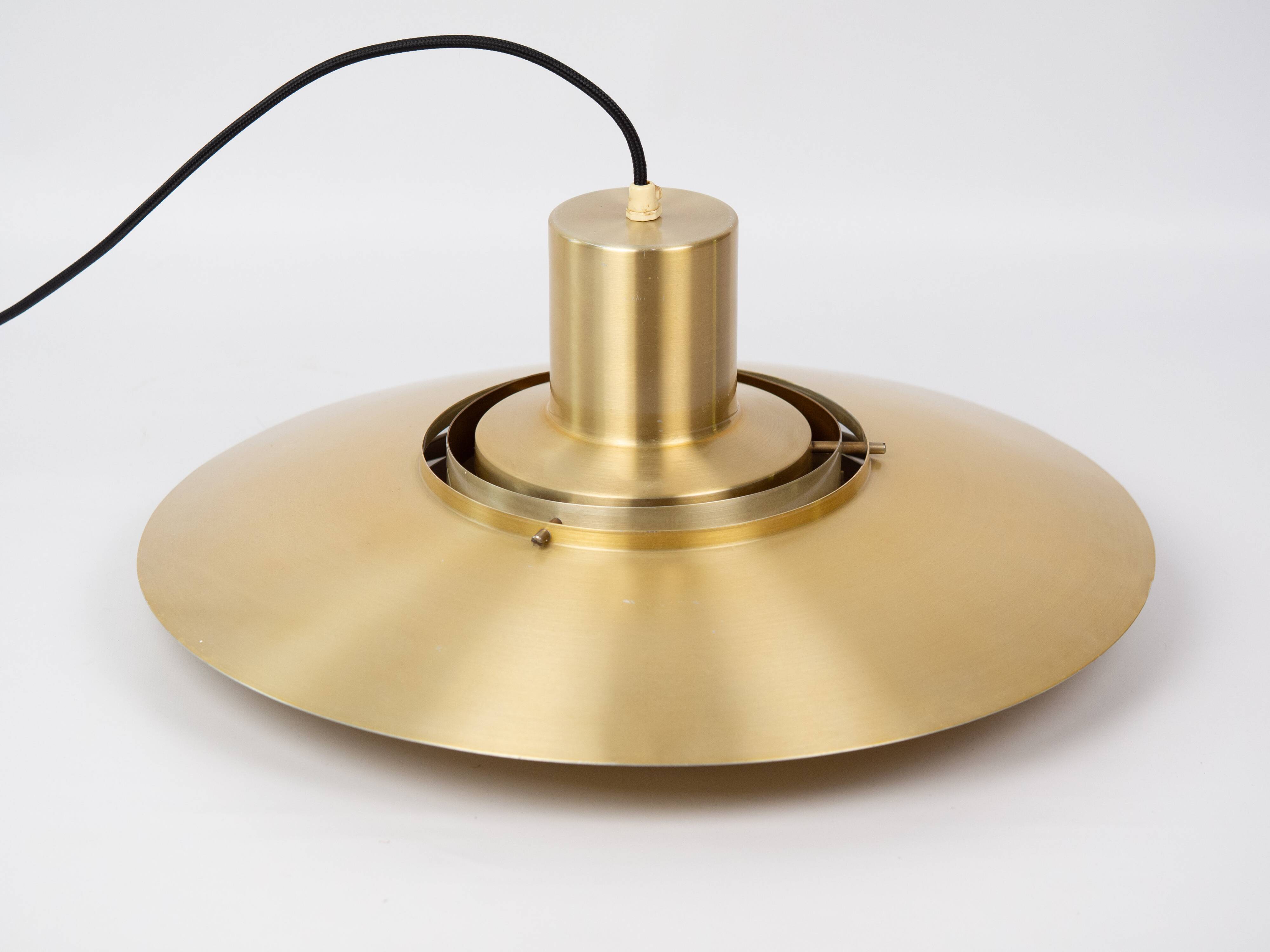 Vintage Danish pendant lamp P376 by Fabricius and Kastholm, Nordisk Solar.
