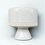 White ceramic bowl in modernist Scandinavian design, 60 planter.