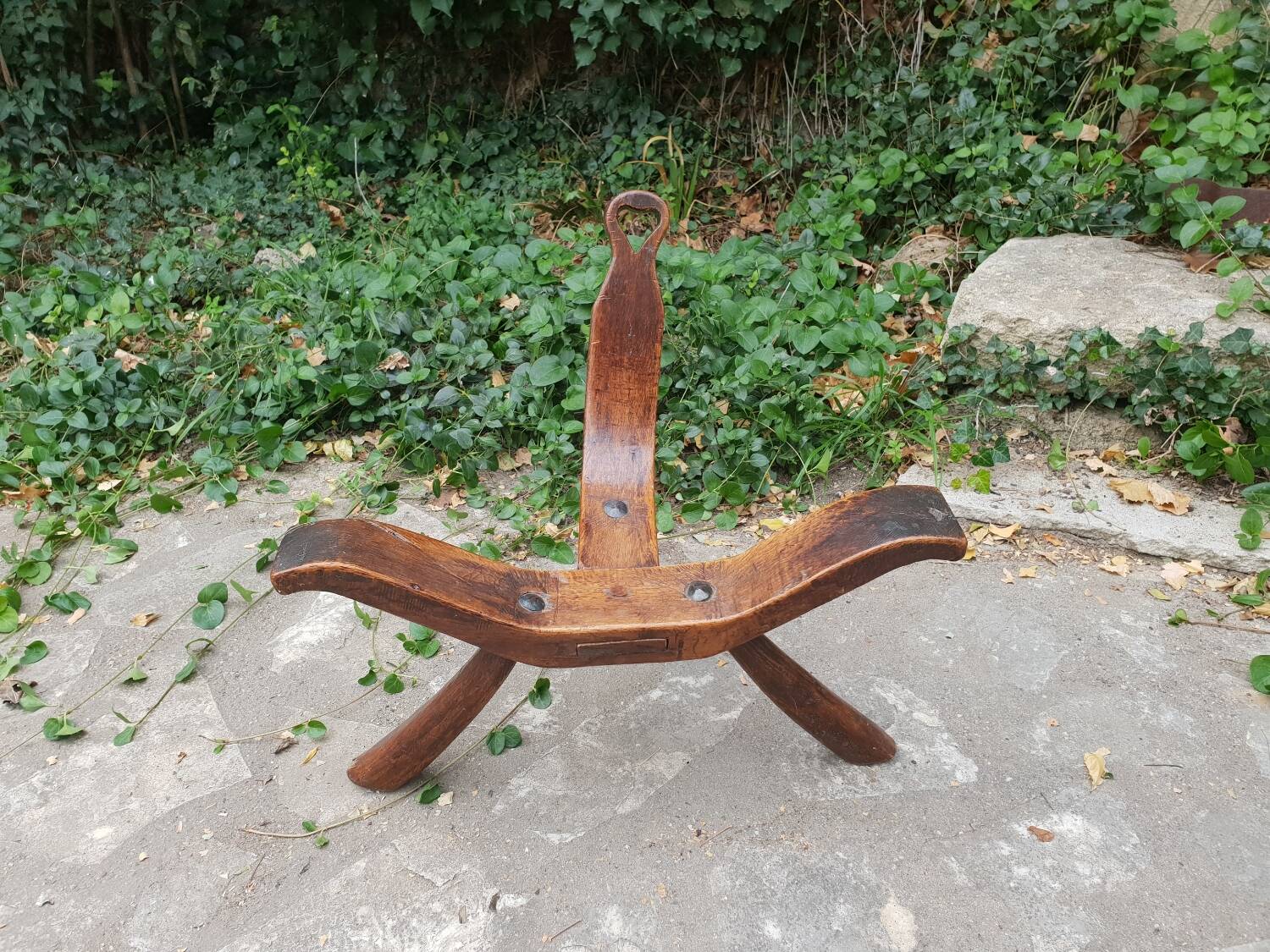 Vintage tripod coffee chair