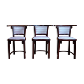 Trio of chairs Fledermaus THONET