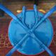 Colorful metallic children's chair - 1970s/1980s