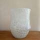 Vase verre de clichy blanc années 20 art déco