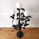 Lampadaire floral vintage design 1970