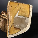 Workshop plaster "1930, Cubist Art Deco sculpture, draped nude woman