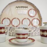 Vintage schirnding coffee service in porcelain, germany, 1970s, set of 21