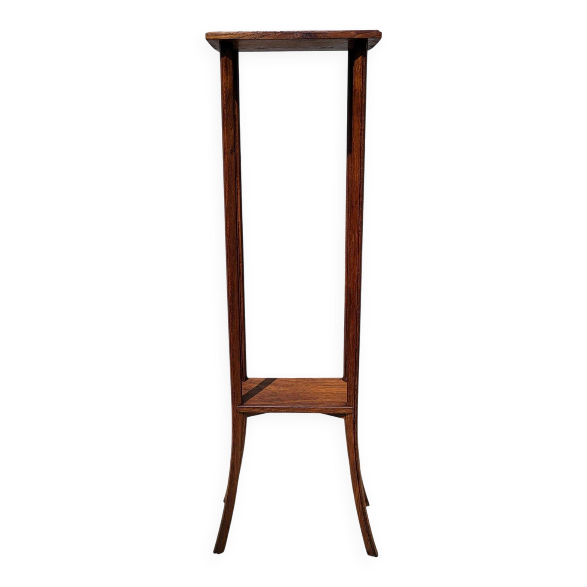 Large Art Deco plant stand H140 solid oak