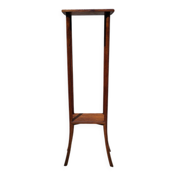 Large Art Deco plant stand H140 solid oak