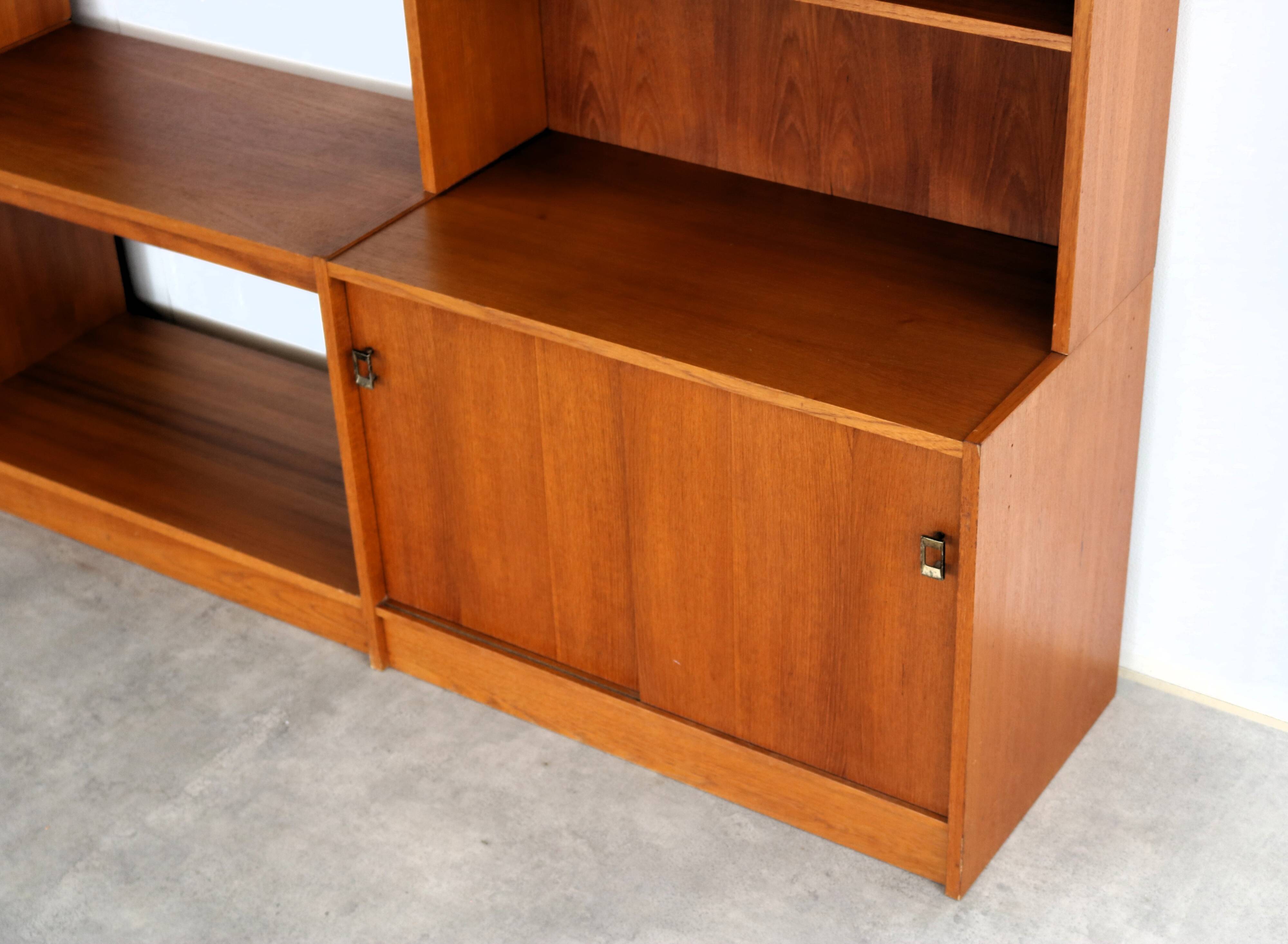 Vintage wall unit | bookcase | 1960s | teak