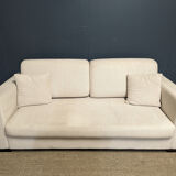 Off-white 3-seater sofa