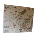 Eastern Region economic map and North Region