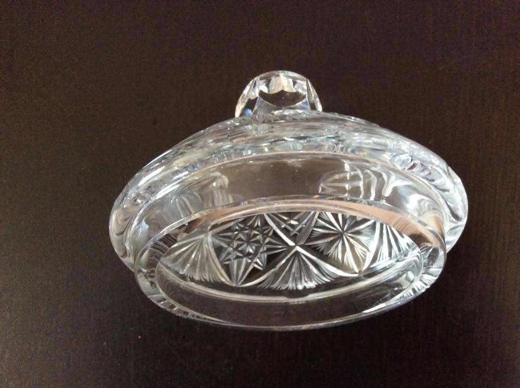 Candy on crystal pedestal