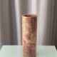 Vintage Italian Red Onyx Cylinder Vase, 1970s
