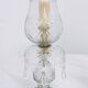 Pair of cut glass table lamps, France, 1950s