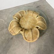 Vivai del sud “flower” rattan coffee table