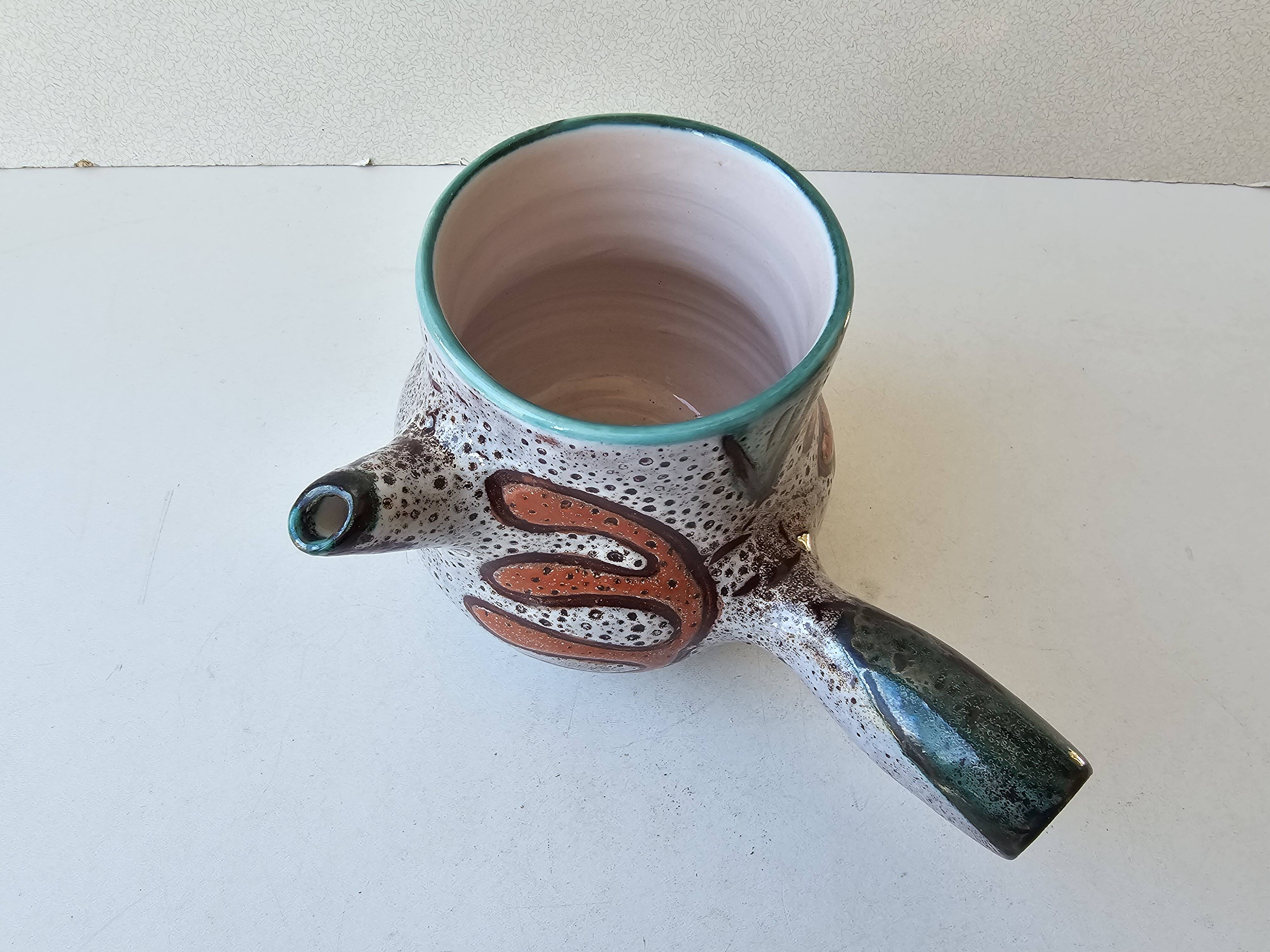 Jug Pouring Milk Jug Spirit At Chardons - Vallauris 1960s