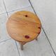 Vintage pine low stool
