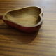 Vide poche en bois e forme de poire 1970