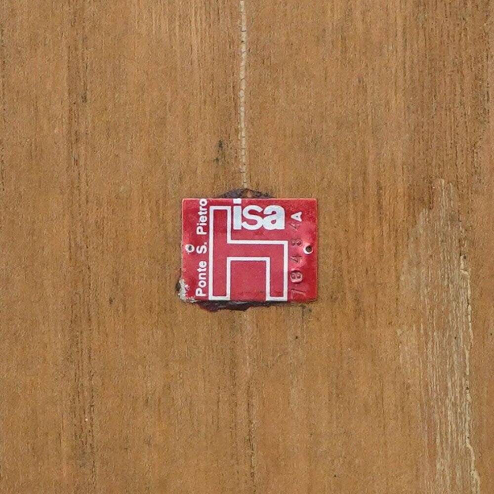 Vintage chairs by Aurelio Villari for Isa Bergamo, 1950s, set of 4.