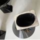 Black coffee cups designed by Pierre Casenove Studio Salins, Memphis style