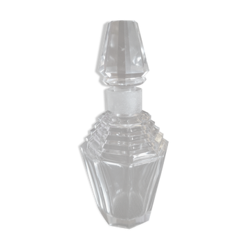 Flacon à parfum en cristal art déco années 1930