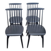 4 chaises scandinave Fanett Ilmari Tapiovara