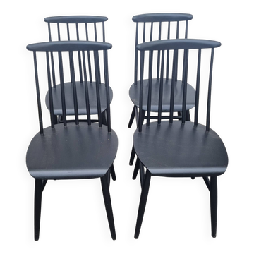 4 Scandinavian chairs Fanett Ilmari Tapiovara