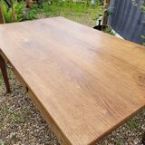 Table de ferme avec rallonge