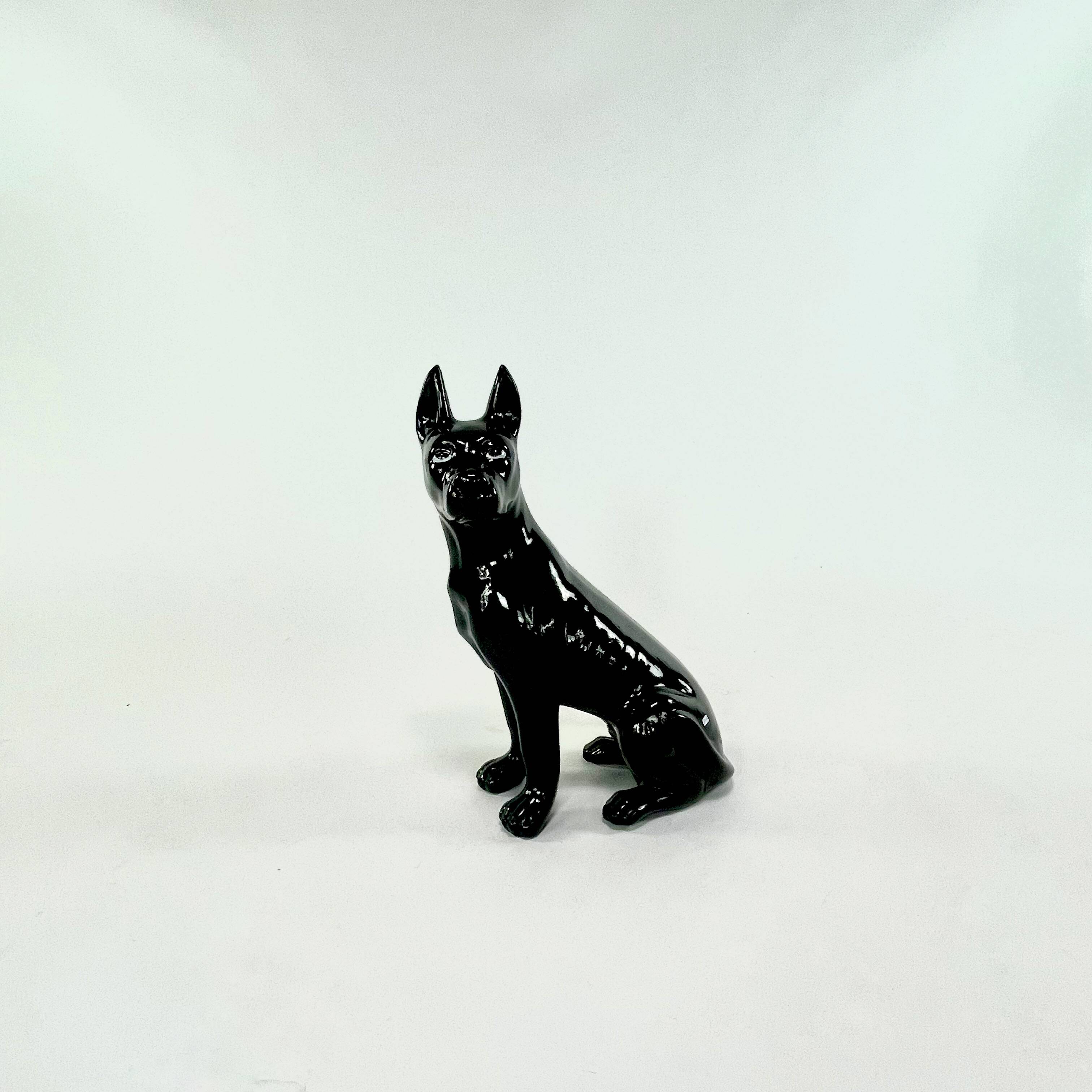 Vintage ceramic dog