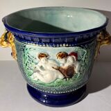 Cache pot, old slip early twentieth century