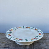 Gien compotier in fruit white ceramic