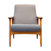Armchair Ąžuolas by Valerija EMA Cukermanienė for Vilniaus Baldų Kombinatas, 1964