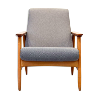 Armchair Ąžuolas by Valerija EMA Cukermanienė for Vilniaus Baldų Kombinatas, 1964