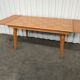 Table à manger en chêne 1950 avec allonges 210cm