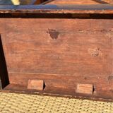 Small Mahogany Empty Pocket Coffee Table, 19th Century
