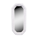 Large Rattan Mirror, Holland, 1970s 53x116cm
