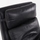 Leather armchair, 1970s design