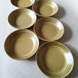 6 Sarreguemines “Chaumière” soup plates