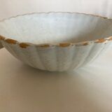 Enamelled earth godrons cup Vieux Moustiers 19th