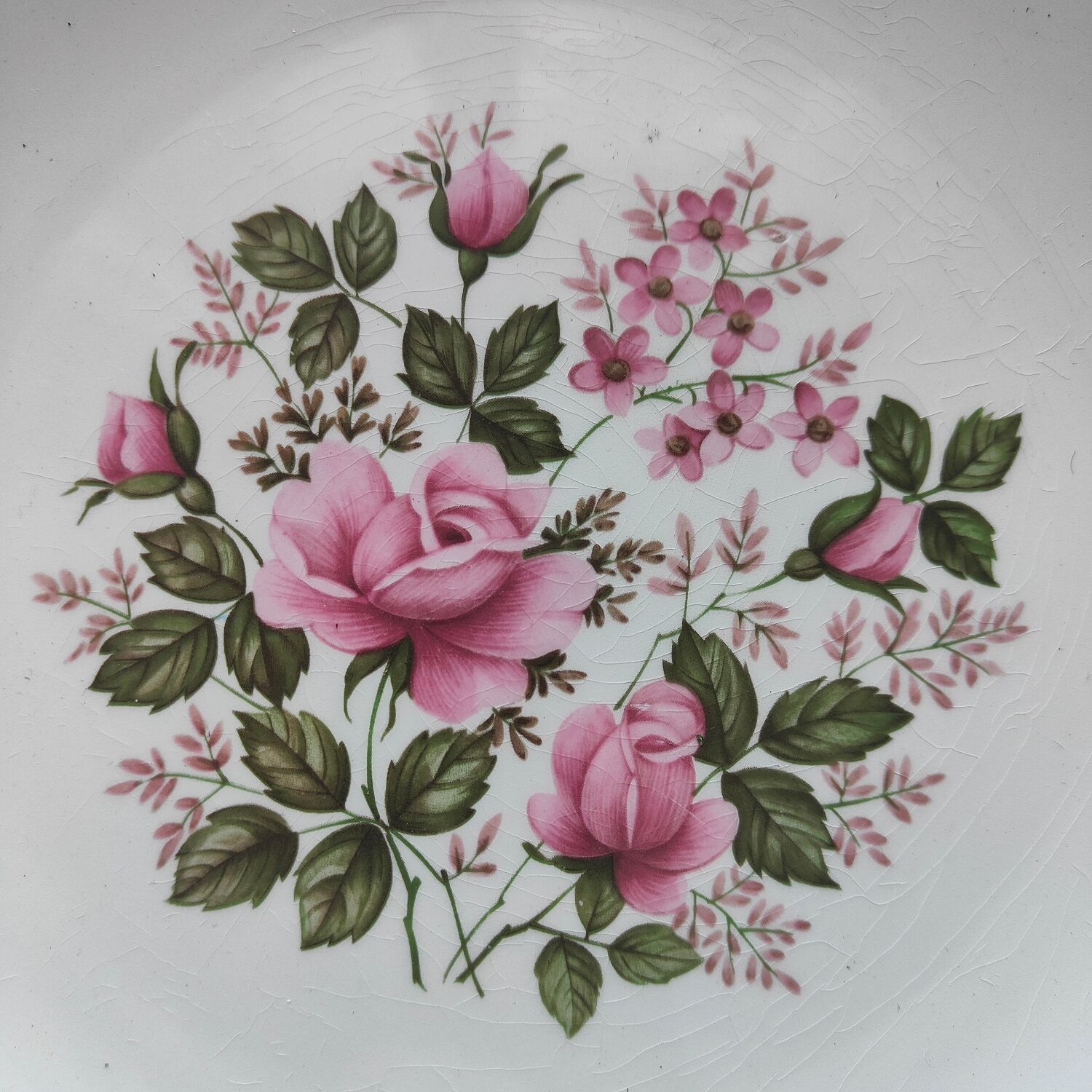 Flat round dish Gien Aloha