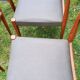 6 Scandinavian teak chairs